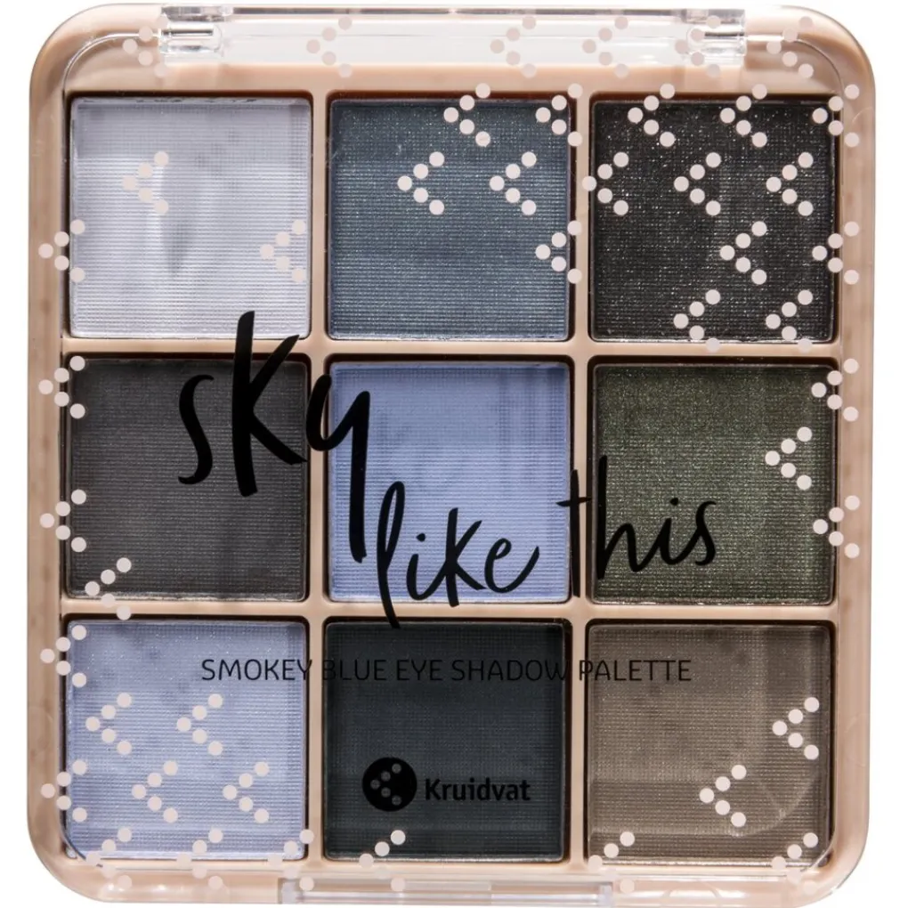 Outlet Sky Like This Smokey Blue Eye Shadow Palette Oogschaduw
