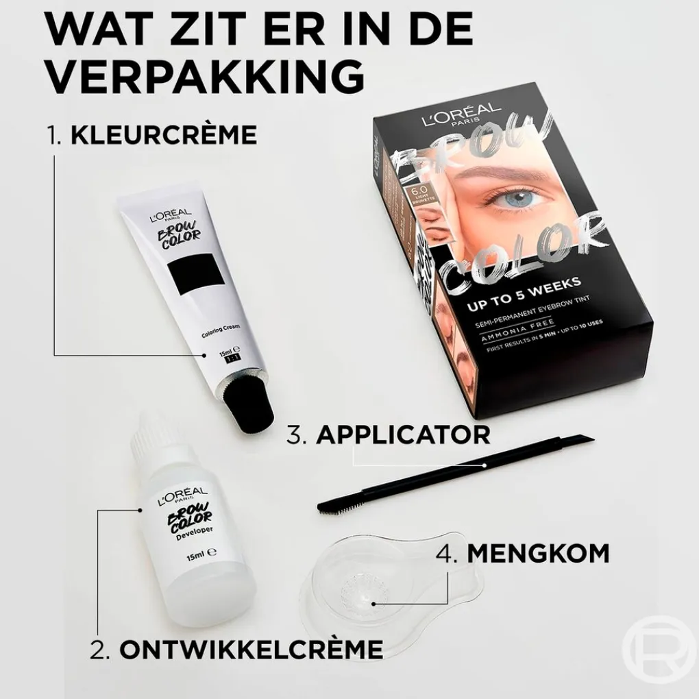 Best L'Oréal Paris 7.0 Dark Blonde Brow Color Wenkbrauwverf Wenkbrauw Make-Up