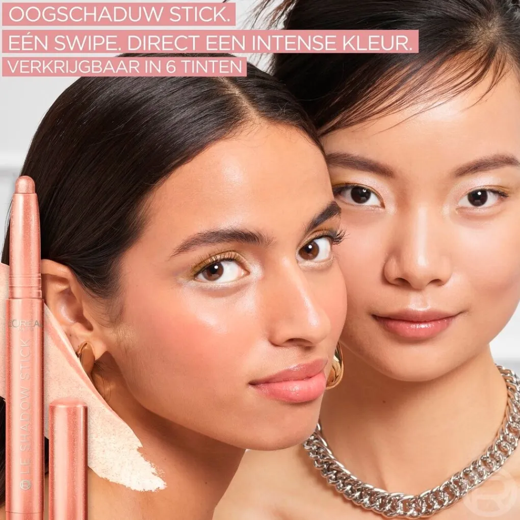New L'Oréal Paris 115 Twinkling Rose Le Shadow Stick Oogschaduw