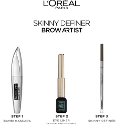 Best L'Oréal Paris Brow Artist Skinny Definer 105 Brunette Ultradun Wenkbrauwpotlood Wenkbrauw Make-Up