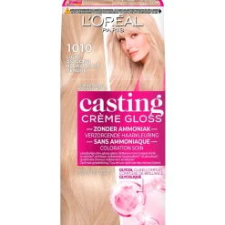 New L'Oréal Paris Crème Gloss 1010 Licht Asblond Verzorgende Haarkleuring Haarverf