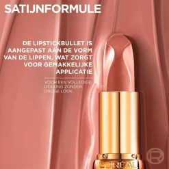 L'Oréal Paris Color Riche Nude Intense 635 Worth It Medium Satin Lippenstift Lipmake-Up