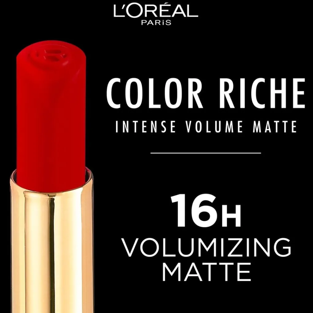 Best L'Oréal Paris Color Riche Volume Matte 241 Coral Irreverent Intense Lippenstift Lipmake-Up