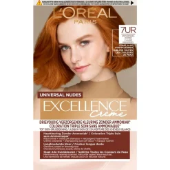 Outlet L'Oréal Paris Creme Universal Nudes 7UR Universeel Koper Haarkleuring Haarverf
