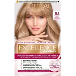 Online L'Oréal Paris Crème 8.1 Licht Asblond Permanente Haarverf Haarverf