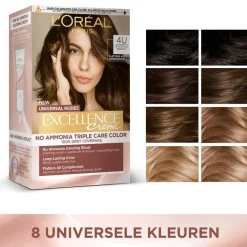 Discount L'Oréal Paris Universal 6U Nudes Donkerblond Permanente Haarverf Haarverf