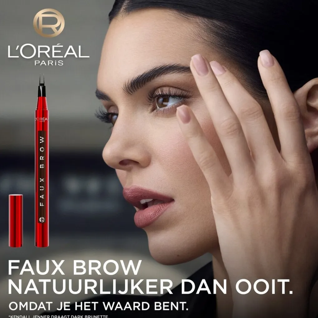 Clearance L'Oréal Paris Infaillible Faux Brow 390 Dark Brunette Wenkbrauwpotlood Wenkbrauw Make-Up
