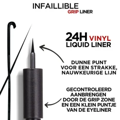 L'Oréal Paris Infaillible Grip Vinyl Liquid Black Liner Eyeliner