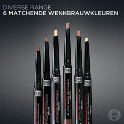 Outlet L'Oréal Paris Infaillible 24H Brow 3.0 Brunette Filling Triangular Pencil Wenkbrauw Make-Up