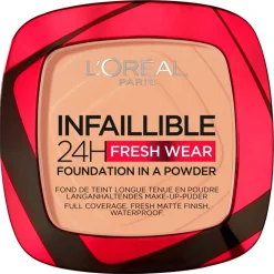 Clearance L'Oréal Paris Infaillible 24H Fresh Wear 245 Golden Honey Foundation in a Powder Gezichtspoeder|Foundation