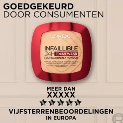 Outlet L'Oréal Paris Infaillible 24H Fresh Wear 220 Sand Foundation in a Powder Gezichtspoeder|Foundation