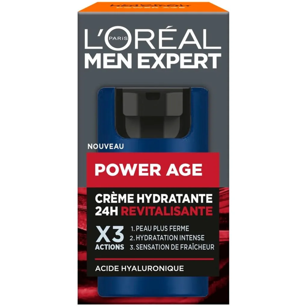 Outlet L'Oréal Paris Men Expert Power Age 24H Gezichtscrème Gezichtscreme Mannen