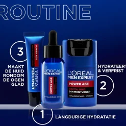 Outlet L'Oréal Paris Men Expert Power Age Serum met Hyaluronzuur Gezichtsserum Mannen