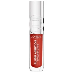 Hot L'Oréal Paris Plump Ambition 485 Wine o'Clock Hyaluronic Lip Oil Lipmake-Up