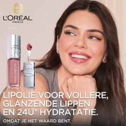 Hot L'Oréal Paris Plump Ambition 485 Wine o'Clock Hyaluronic Lip Oil Lipmake-Up