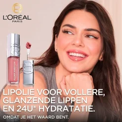 New L'Oréal Paris Plump Ambition 510 La Nuit Sparkle Hyaluronic Lip Oil Lipmake-Up