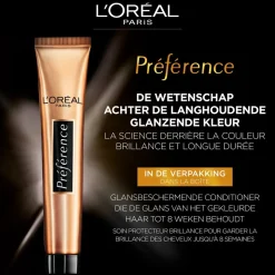 Sale L'Oréal Paris Préférence 5.21 Koel Lichtbruin Permanente Haarkleuring Haarverf