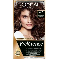 Best L'Oréal Paris Préférence 4 Middenbruin Permanente Haarkleuring Haarverf