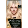 Sale L'Oréal Paris Préférence 9.1 Zeer Licht Asblond Permanente Haarkleuring Haarverf