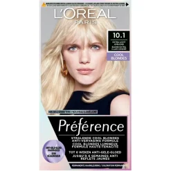 Online L'Oréal Paris Préférence Cool Blondes 10.1 Extra Licht Asblond Permanente Haarkleuring Haarverf