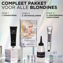 Outlet L'Oréal Paris Préférence Le Blonding Platinum Ice Acidic Toner Haarverf