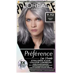 Sale L'Oréal Paris Préférence Les Vivids 9.112 Smokey Grey Permanente Haarkleuring Haarverf