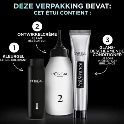 Sale L'Oréal Paris Préférence Les Vivids 9.112 Smokey Grey Permanente Haarkleuring Haarverf