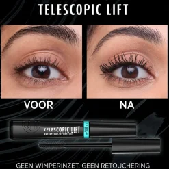 Outlet L'Oréal Paris Telescopic Lift Black Waterproof Mascara Mascara