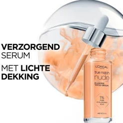 New L'Oréal Paris True Match Nude 6-7 Tan Plumping Tinted Serum Foundation