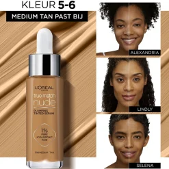 Best L'Oréal Paris True Match Nude 5-6 Medium Tan Plumping Tinted Serum Foundation
