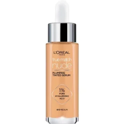 Hot L'Oréal Paris True Match Nude 4-5 Medium Plumping Tinted Serum Foundation