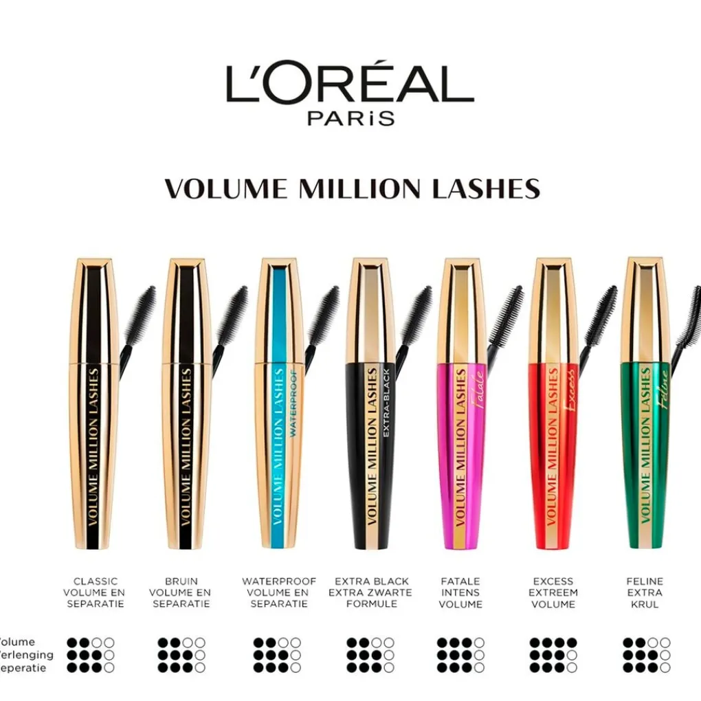 Outlet L'Oréal Paris Volume Million Lashes Black Mascara Mascara