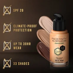 Online Facefinity All Day Flawless W70 Warm Sand Foundation Foundation