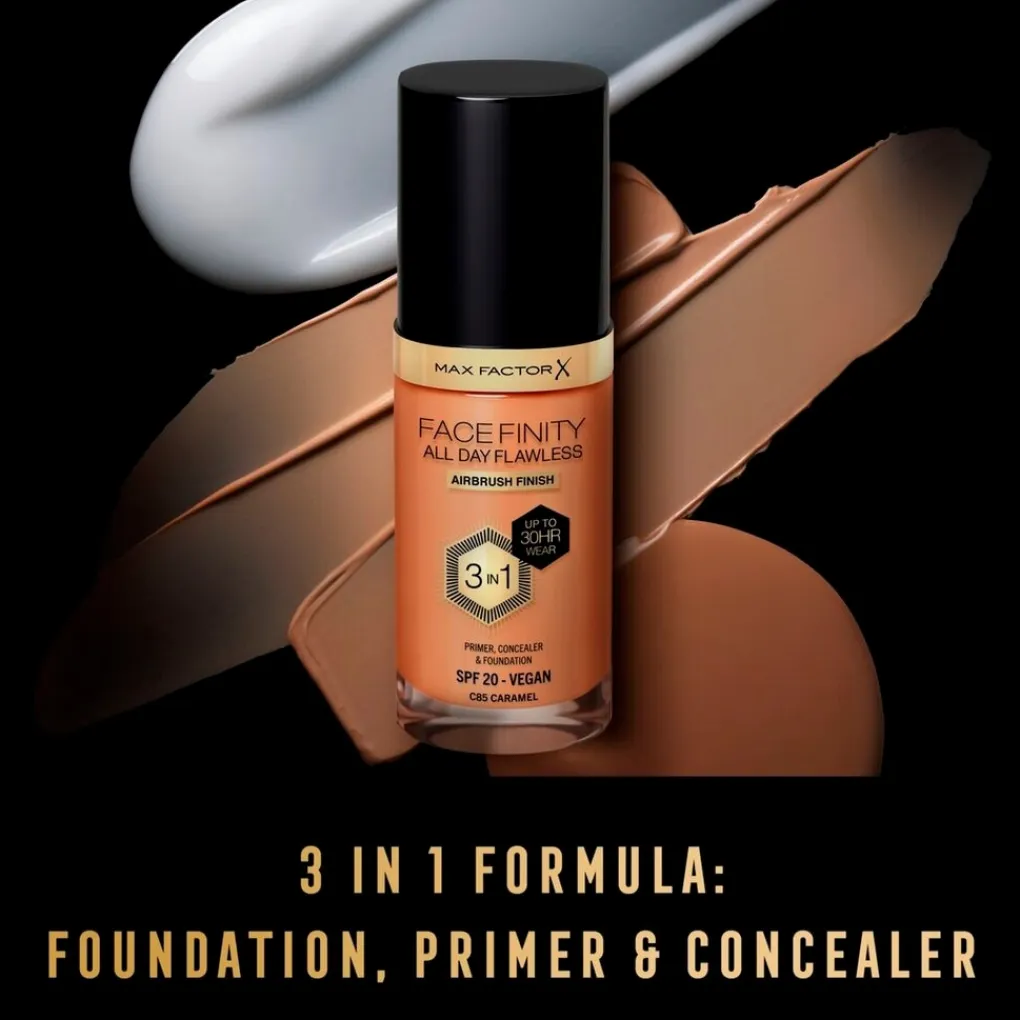 Outlet Facefinity All Day Flawless C85 Caramel Foundation Foundation