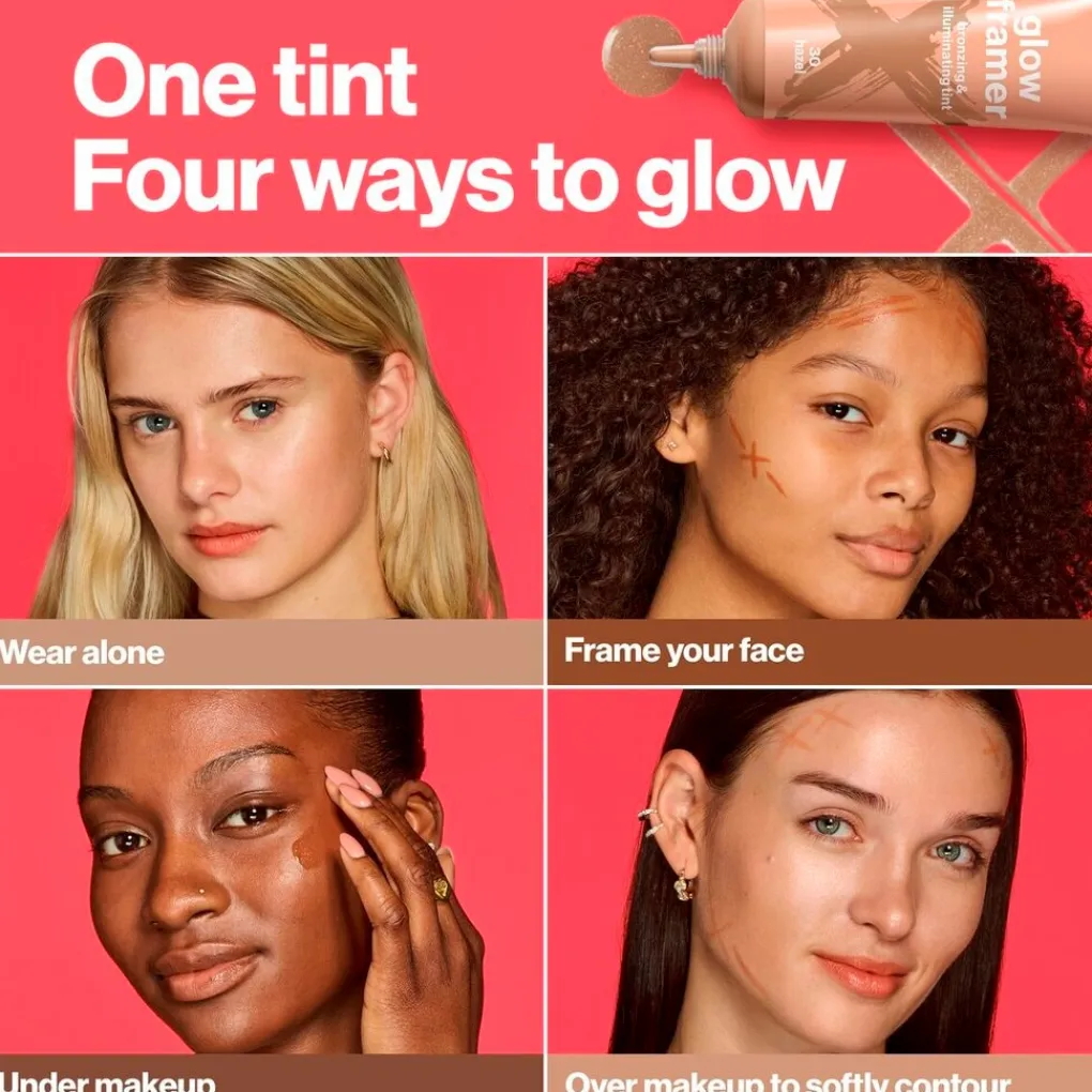 Hot Glow Framer 40 Amber Bronzing & Illuminating Tint Foundation