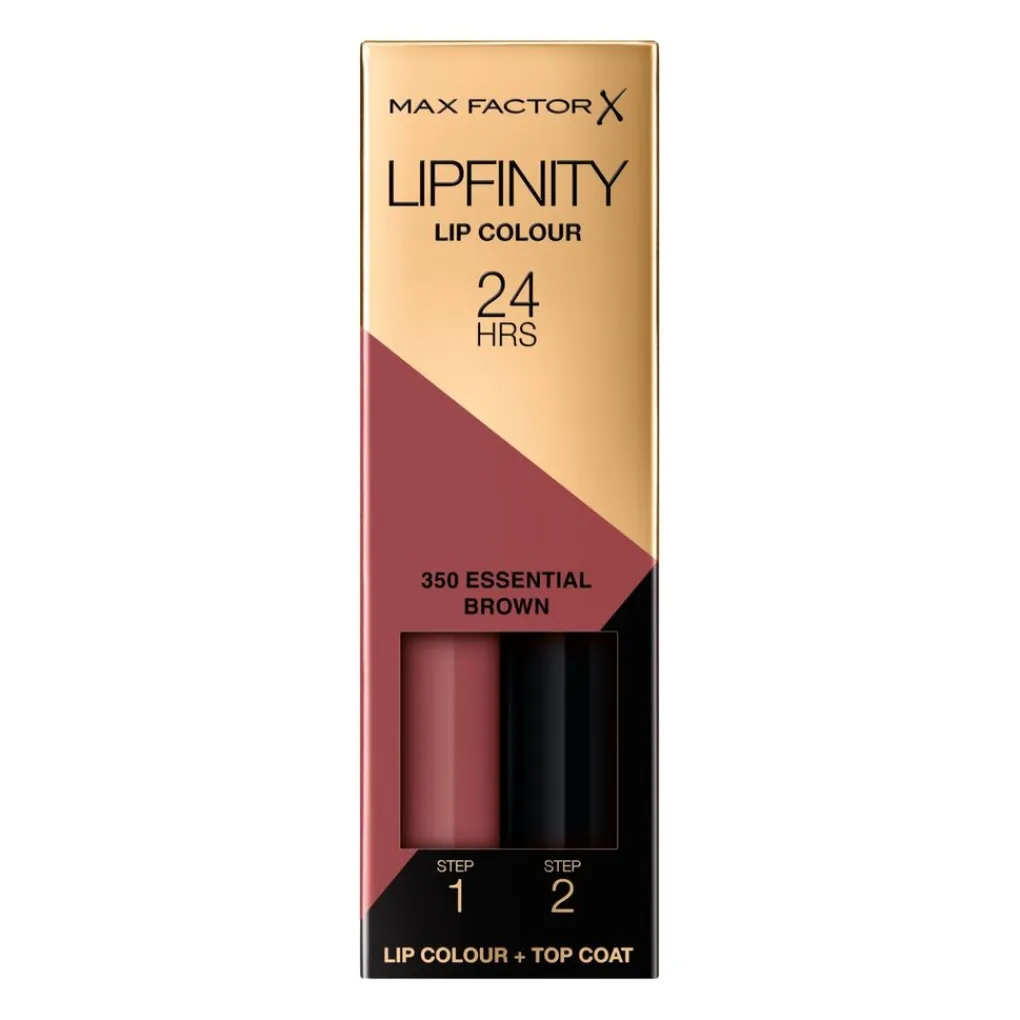 Lipfinity Lip Colour 350 Essential Brown 2-Step Longlasting Lipstick Lipmake-Up