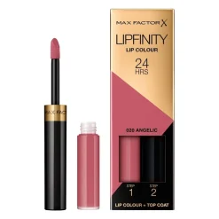 Clearance Lipfinity Lip Colour 020 Angelic 2-Step Longlasting Lipstick Lipmake-Up