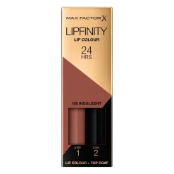 Lipfinity Lip Colour 190 Indulgent 2-Step Longlasting Lipstick Lipmake-Up