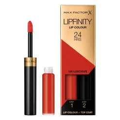 New Lipfinity Lip Colour 130 Luscious 2-Step Longlasting Lipstick Lipmake-Up