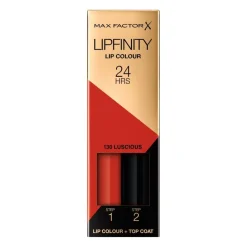 New Lipfinity Lip Colour 130 Luscious 2-Step Longlasting Lipstick Lipmake-Up