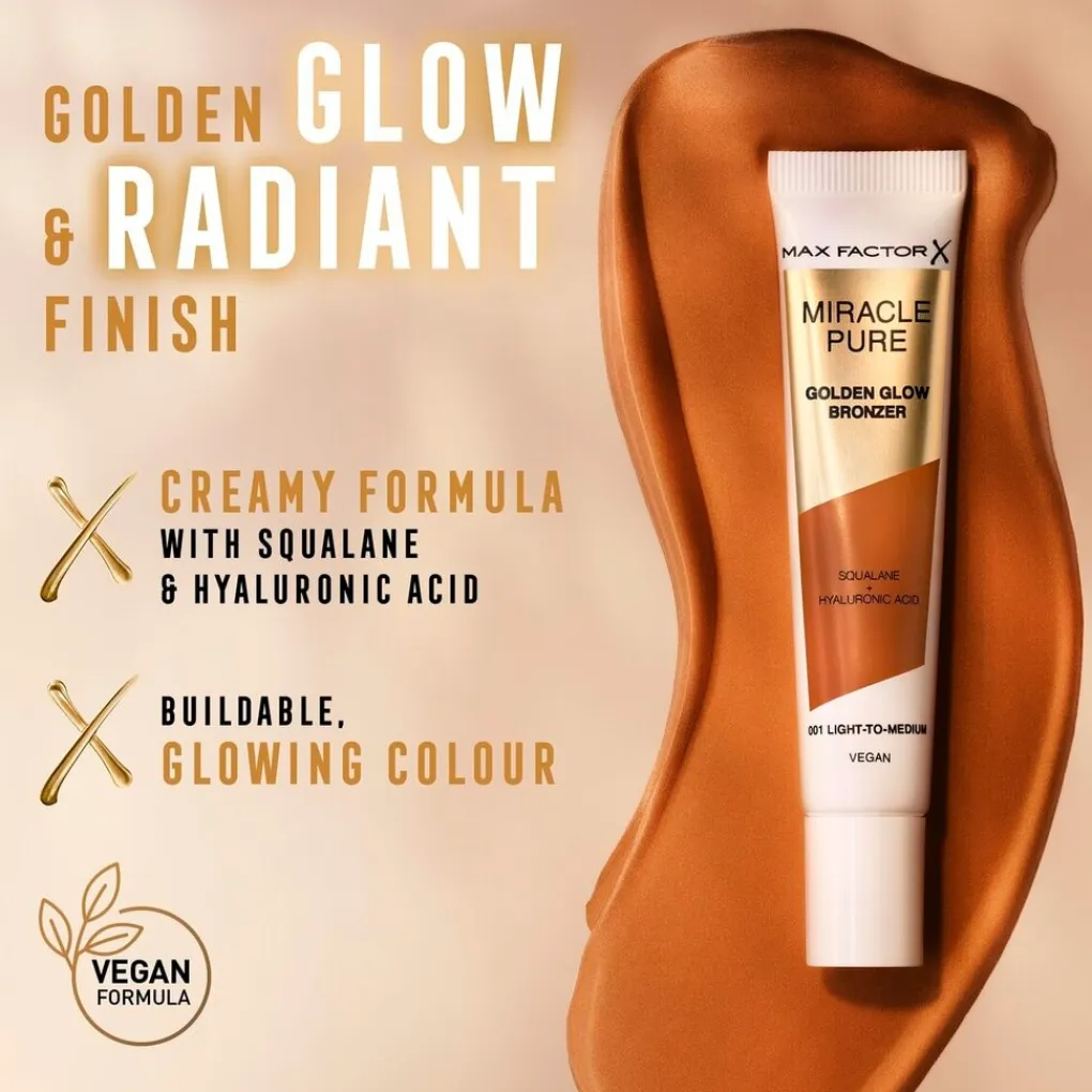 Hot Miracle Pure 001 Light-to-Medium Golden Glow Bronzer Bronzer