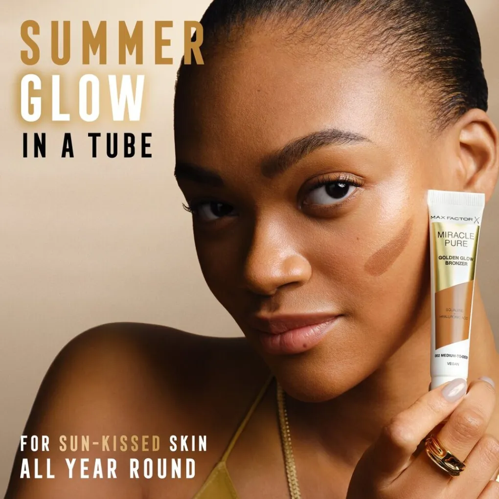 Hot Miracle Pure 001 Light-to-Medium Golden Glow Bronzer Bronzer