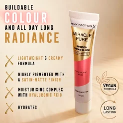 Hot Miracle Pure 05 Delicate Pink Infused Cream Blush Blush