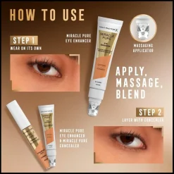 Best Miracle Pure Cream Concealer 03 Peach Eye Enhancer Concealer