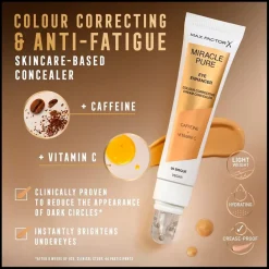 Best Miracle Pure Cream Concealer 03 Peach Eye Enhancer Concealer