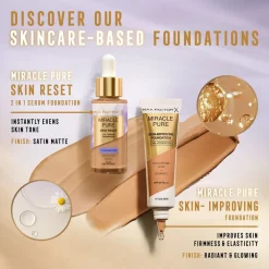 Miracle Pure Skin Reset 85-90 Medium to Deep 2-in-1 Serum Foundation Foundation