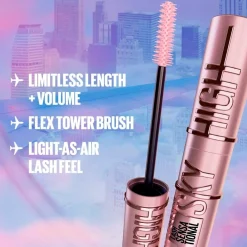 Clearance New York Lash Sensational Sky High Black Waterproof Mascara Mascara