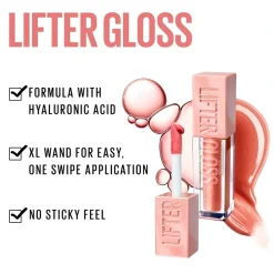 Hot New York Lifter Gloss 006 Reef Lipgloss Lipmake-Up