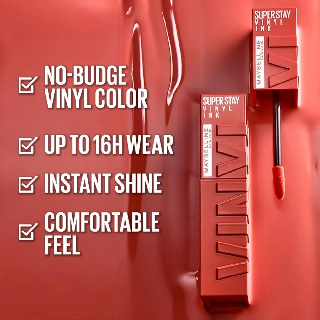 Online New York Superstay Vinyl Ink 110 Awestruck Lipstick Lipmake-Up