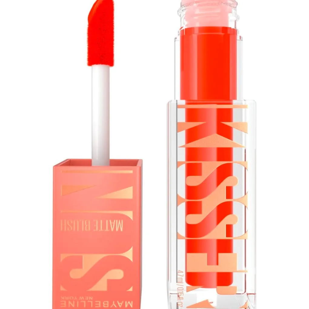 Clearance Sunkisser 35 Spritzy Orange Hazy Matte Blush Highlighter|Blush